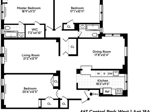 2nd image of 467 Central Park W APT 15A
