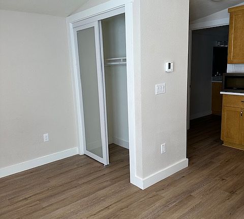 Nice sized closet in the multipurpose room-sleep, eat, study?