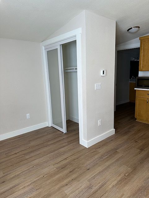 Nice sized closet in the multipurpose room-sleep, eat, study?