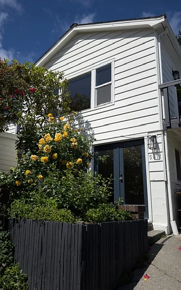 Ward avenue side of property