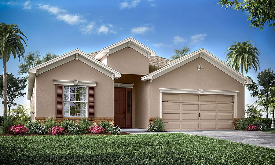Brand-new home for sale in Davenport, Florida with 3 bedrooms and a den