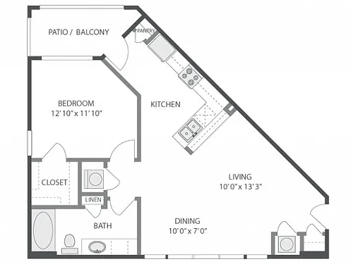 Floor plan A3b