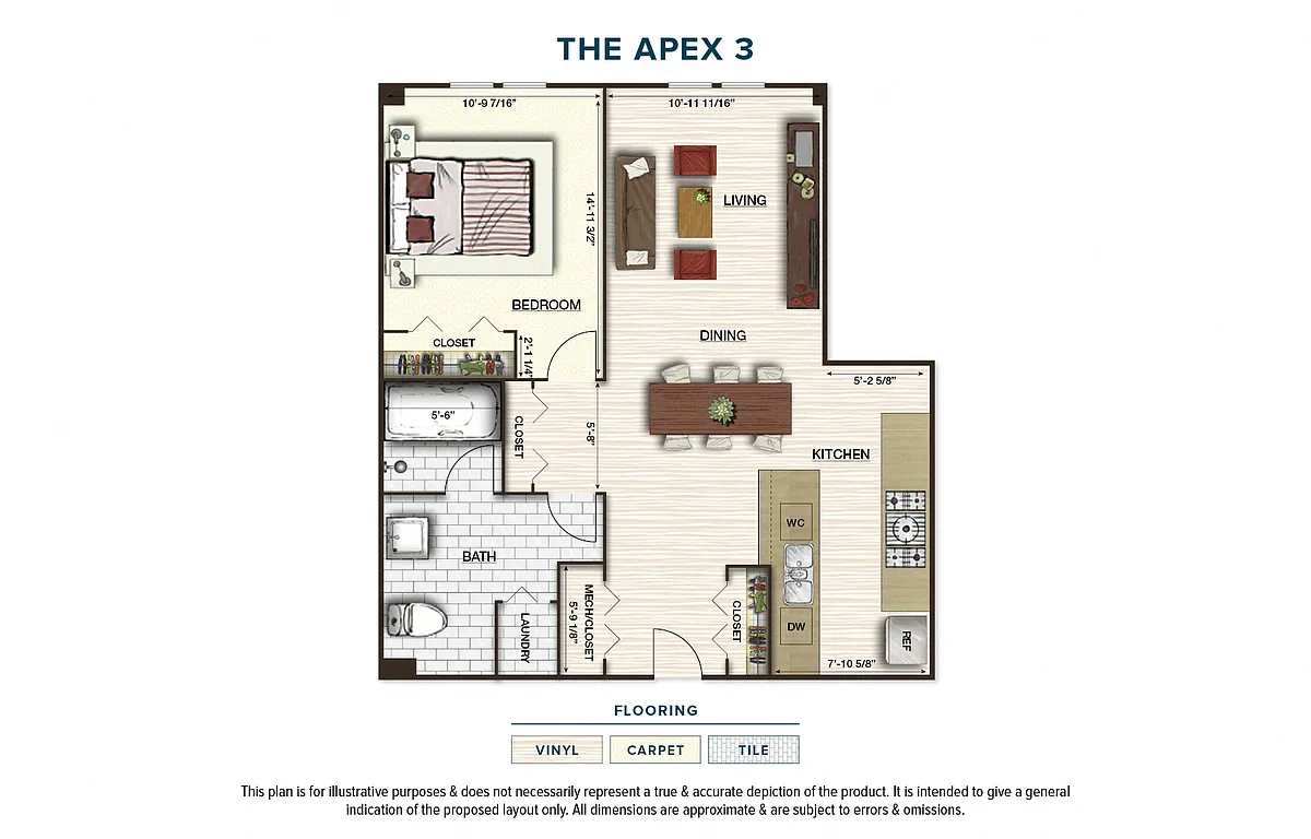 Floor plan The Apex 3
