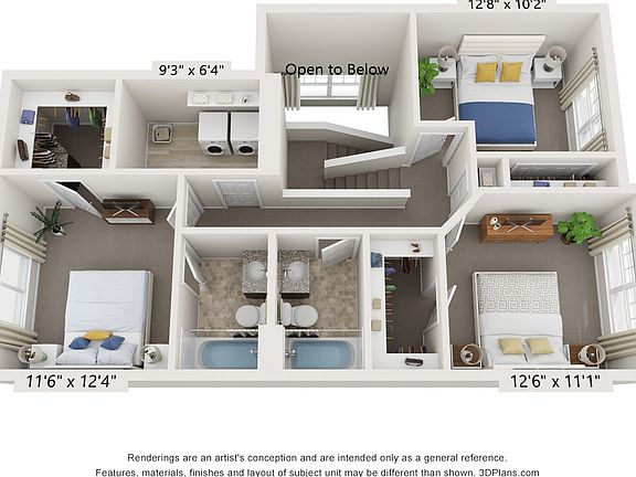 Upstairs Layout