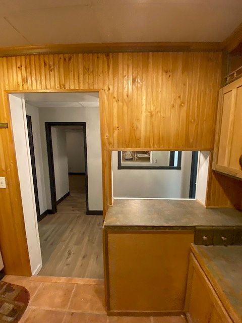 Kitchen (view from appliances towards back of apartment)