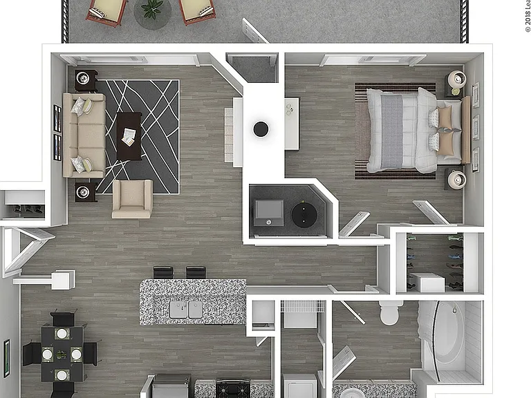 LuminEastCobb_3D_A2_1b1b_785sqft LuminEastCobb_3D_A2_1b1b_785sqft