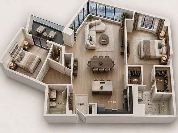 3rd image of 9 Avenue At Port Imperial Unit 509