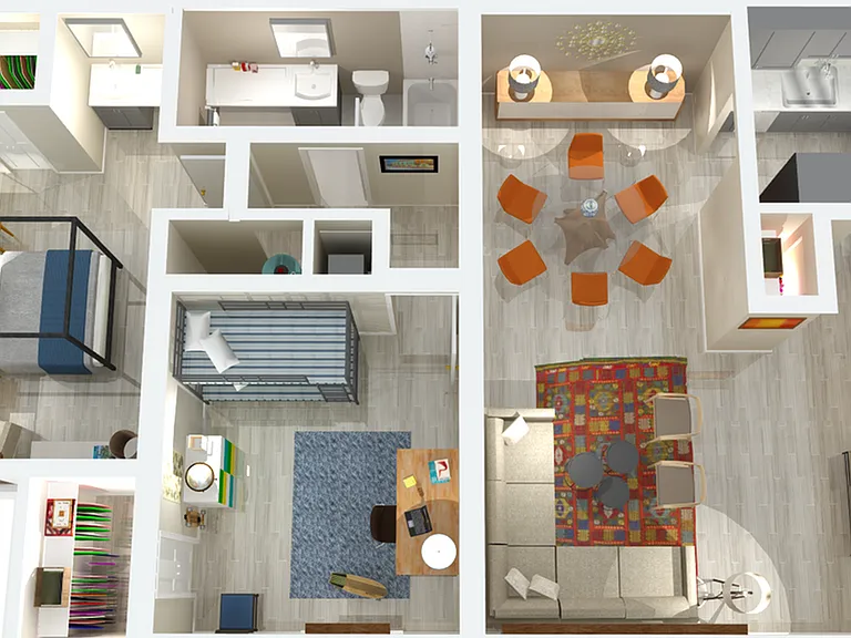 2 BEDROOM 1 BATH 2 BEDROOM 1 BATH