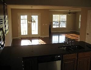 Kitchen view to dining area
