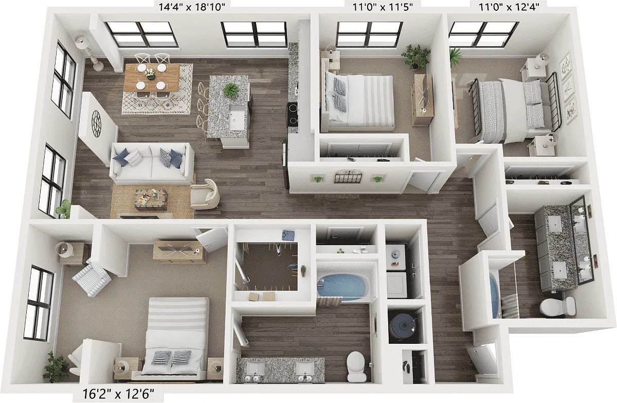 Floor plan C1A
