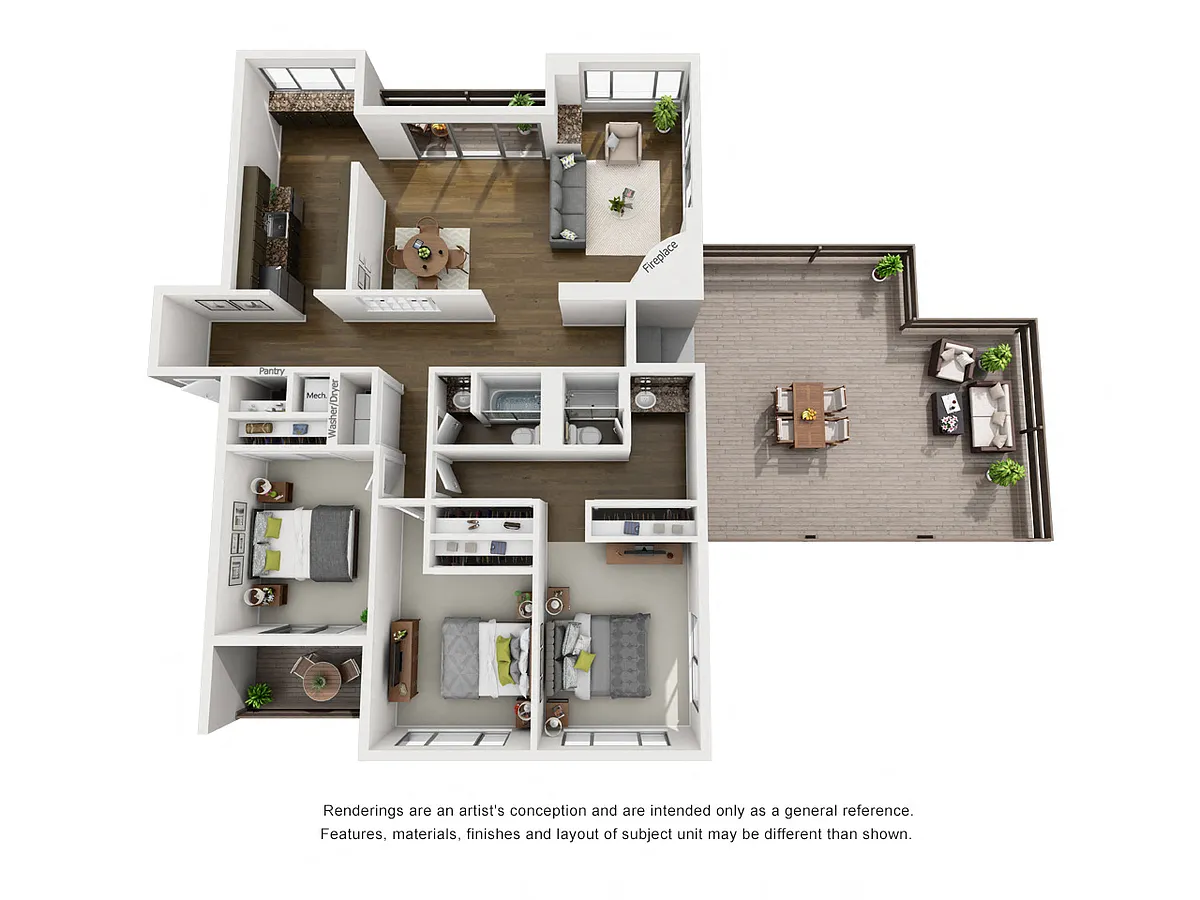 Floor plan Penthouse B