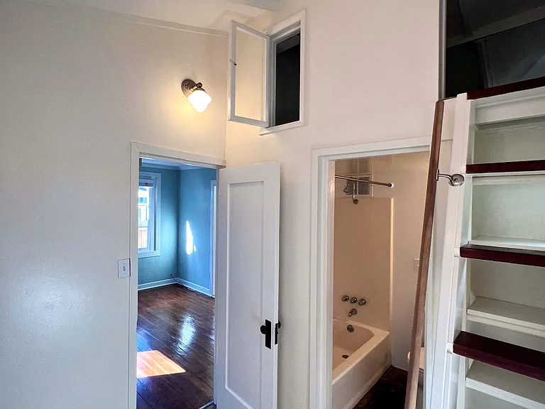 Steps up to the Loft space on right