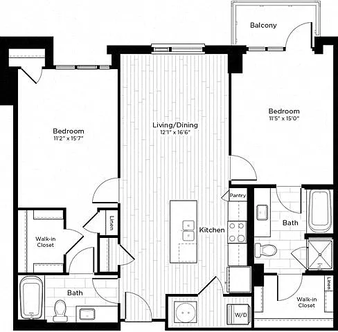 Floor plan 2R