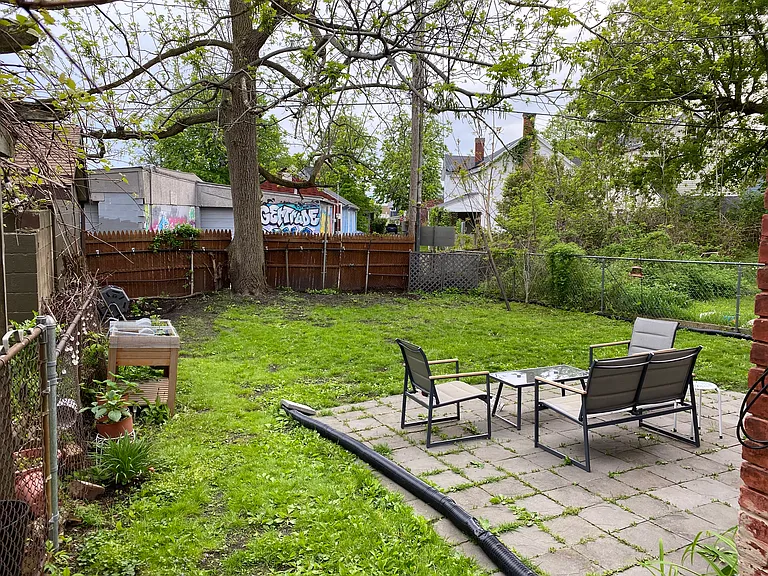Backyard patio