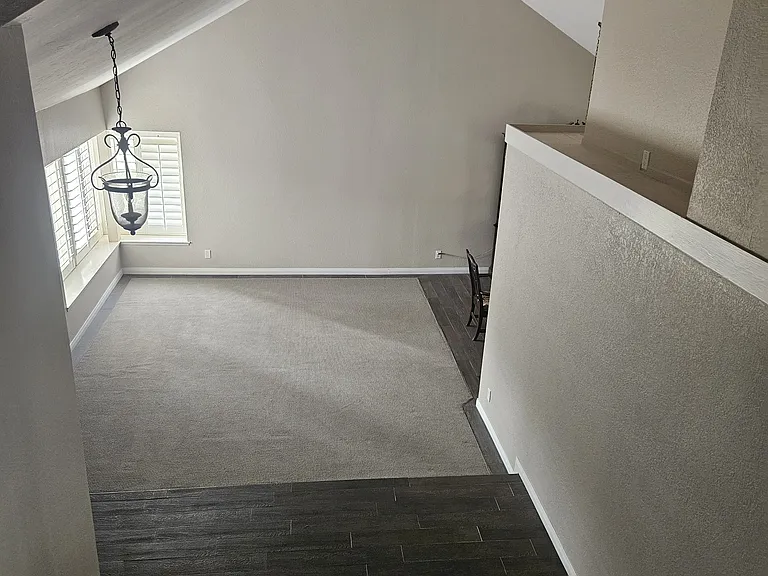 Dining room without furniture