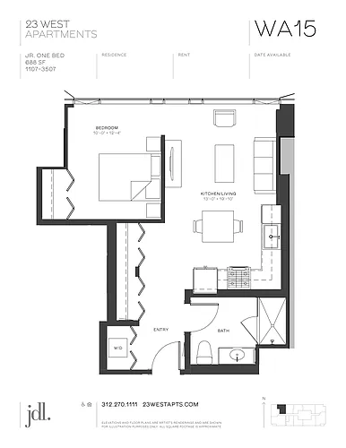 Floor plan WA15