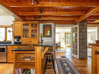 kitchen to dining room