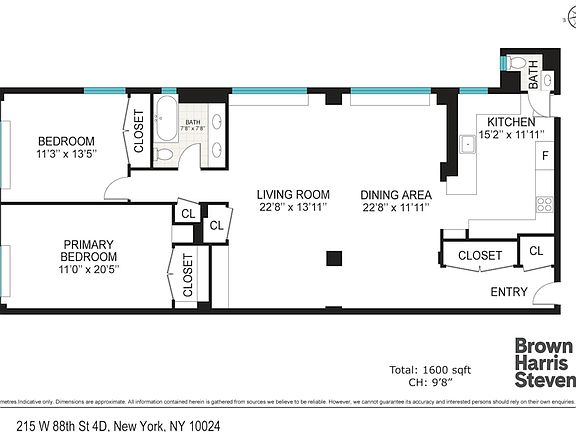 2nd image of 215 W 88th St APT 4D