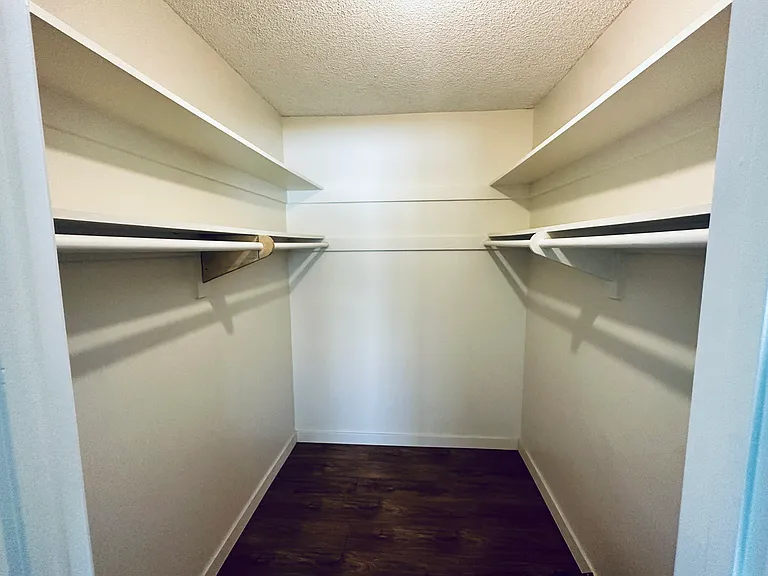 LARGE Walk-In Closet in Master Bedroom Closet with door open