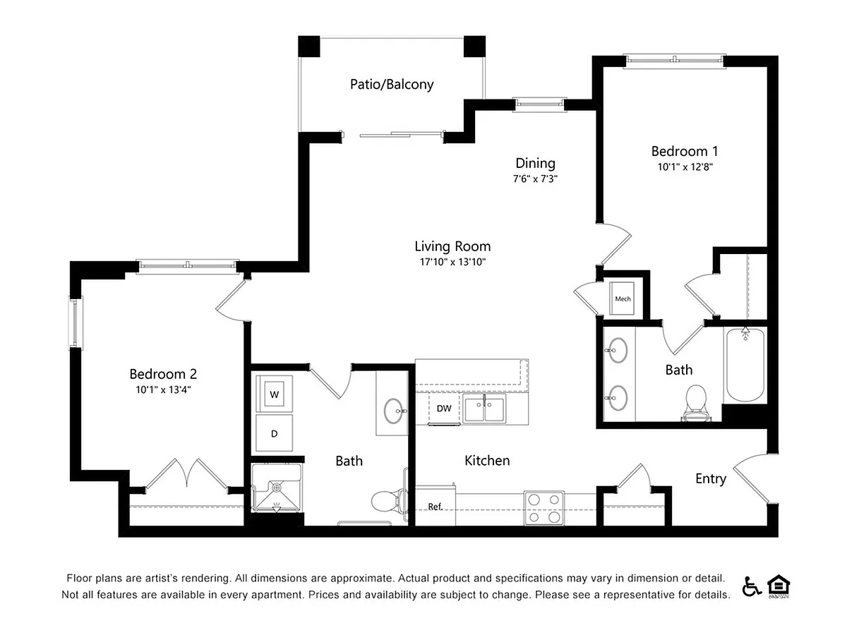 Floor plan B3