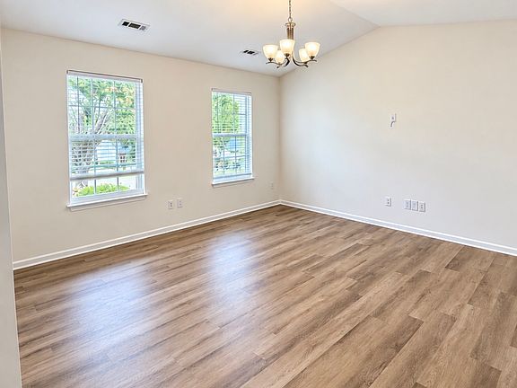 Great room with high ceilings.