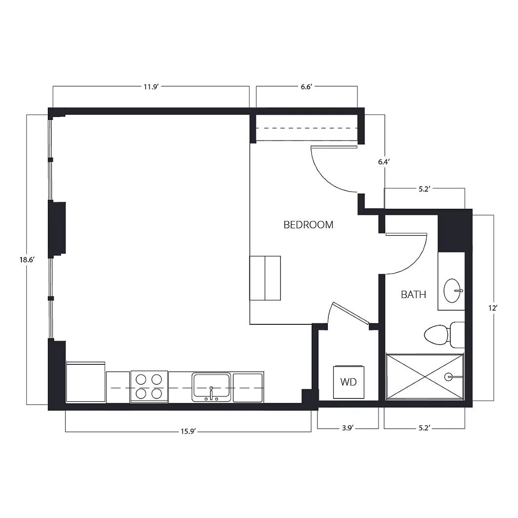 Floor plan S2-LIB