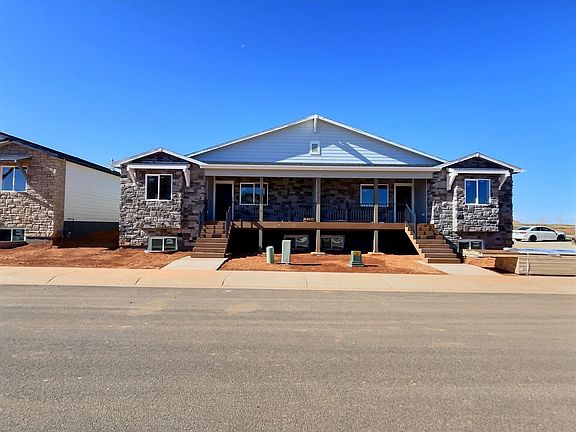 Front of twin-home. Both sides are available for rent. Both are new construction.