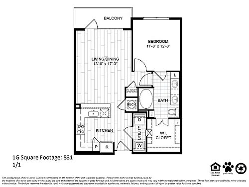 Floor plan A4 Classic