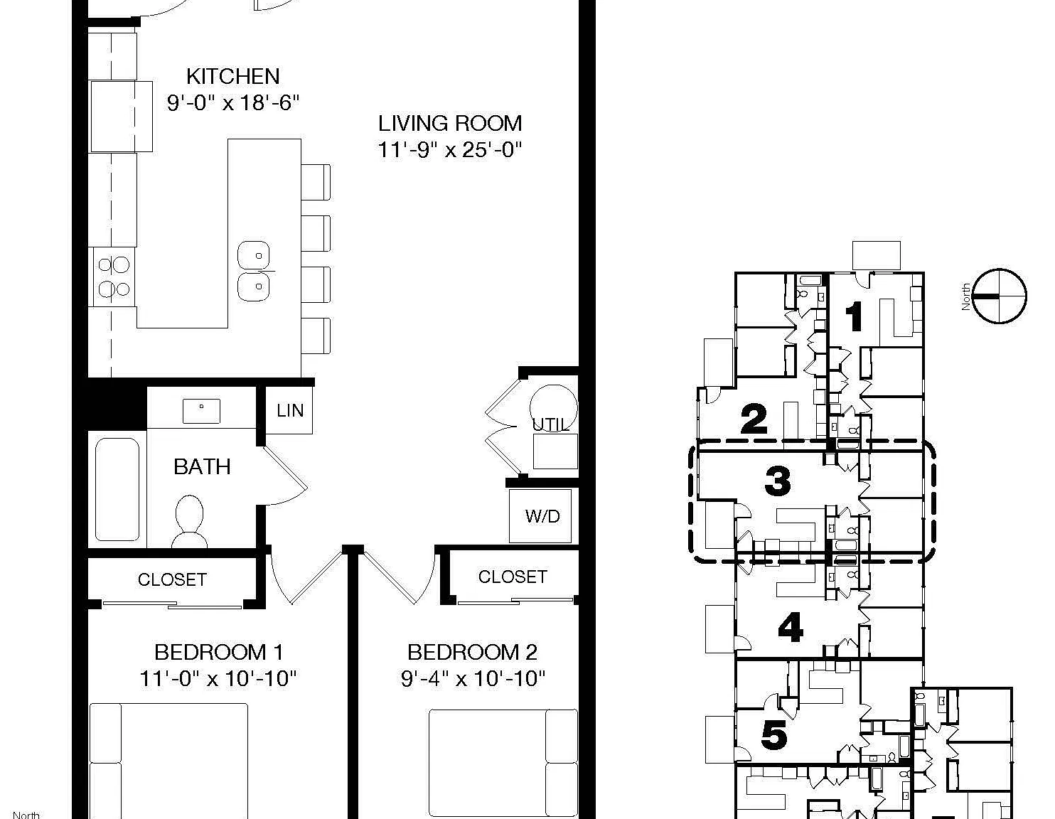 2 bed, 1.0 bath, 888 sqft, $1,585 — Photo 1