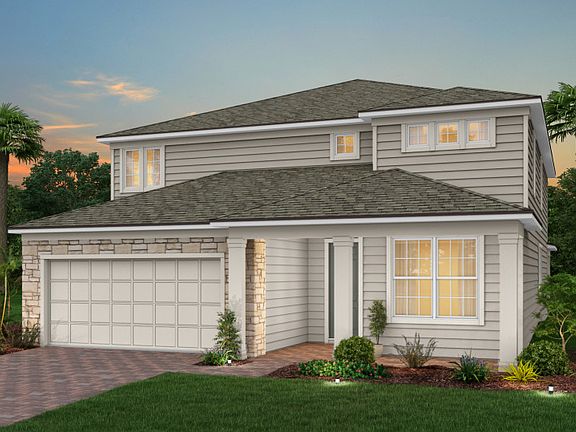 Traditional with Stone Elevation TD2
