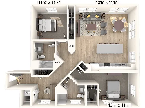 Floor plan B16-No balcony