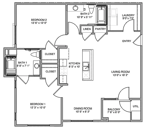 Floor plan TommyCore