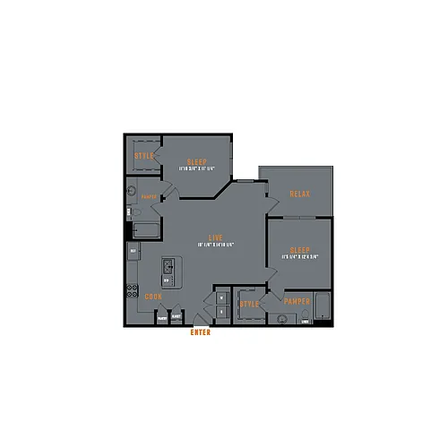Floor plan B3