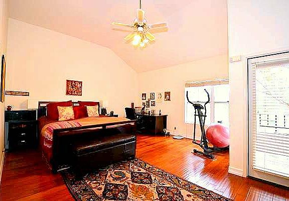 Master with Vaulted Ceiling