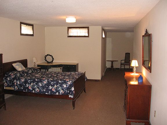 Finished Basement with laundry room