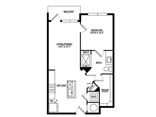 Floor plan A1B