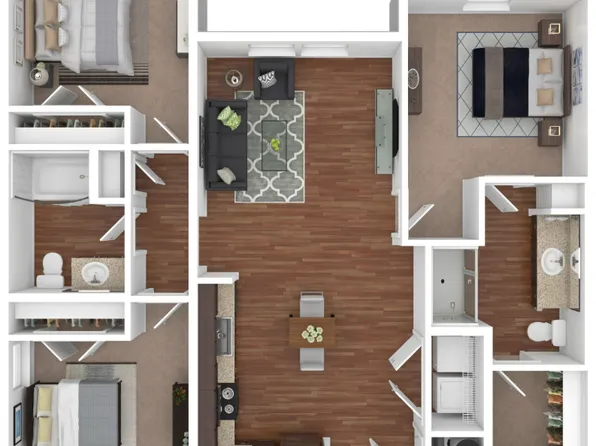 Flats At Stone Hogan, 3261 Hogan Rd SW #048af38b9, Atlanta, GA 30331