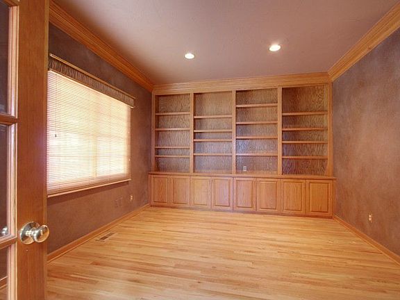 Main Floor Study w/Built-in Bookcase! Newly Refinished Flooors!