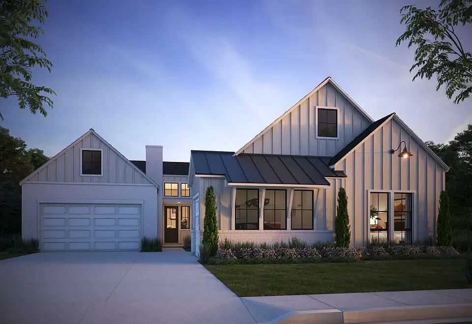 The Isleworth Plan Modern Farmhouse Elevation