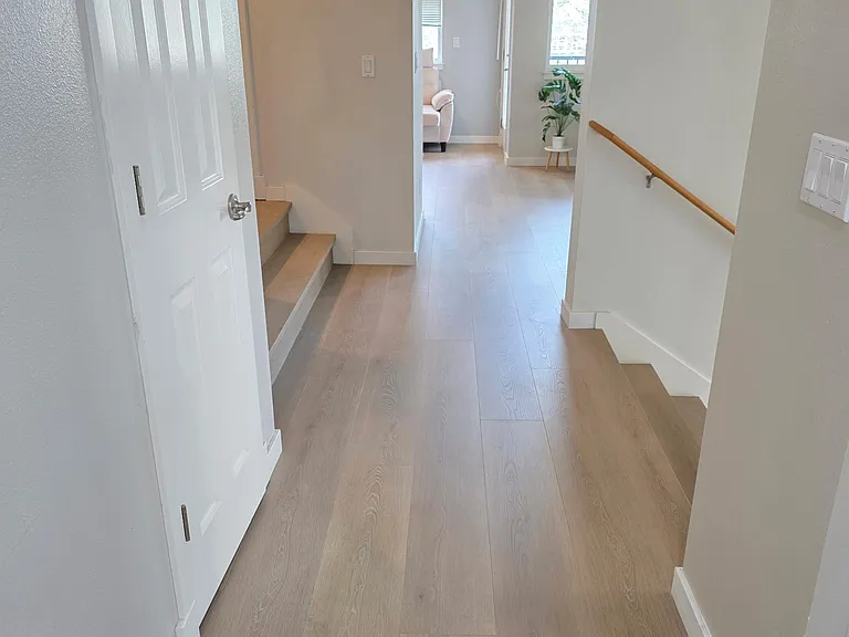new LVP on entire first floor