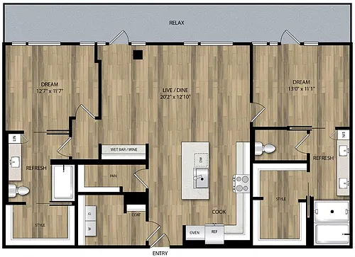 Floor plan PH2