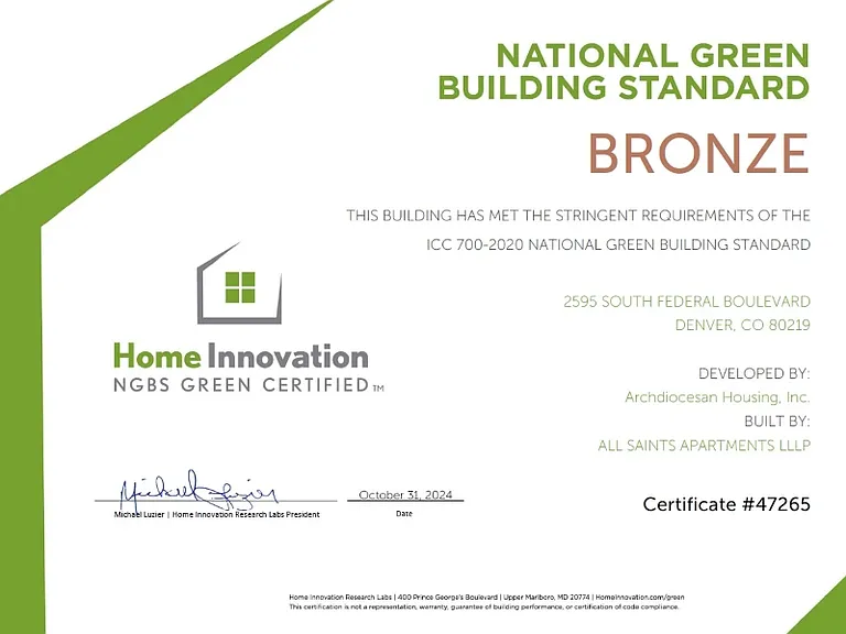 NBGS Green Certified Building (Bronze), built in 2024 and recently opened in December.