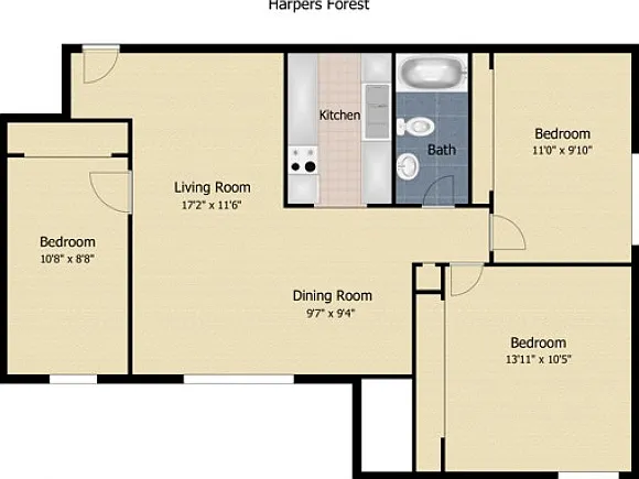 3 Bedroom 3 Bedroom