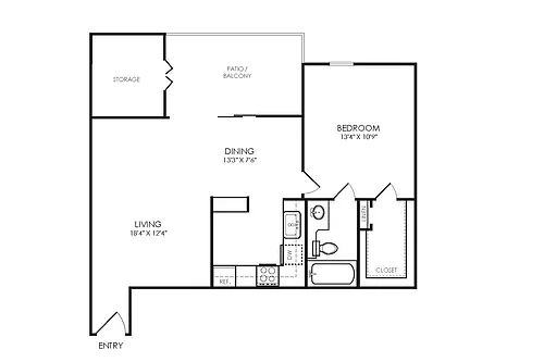 Floor plan A3 Renovated
