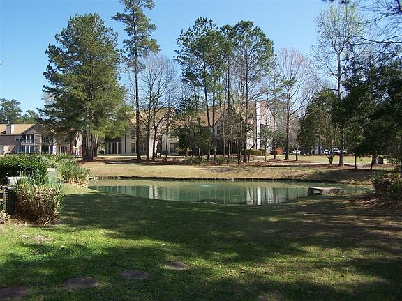 Overlook this peaceful pond