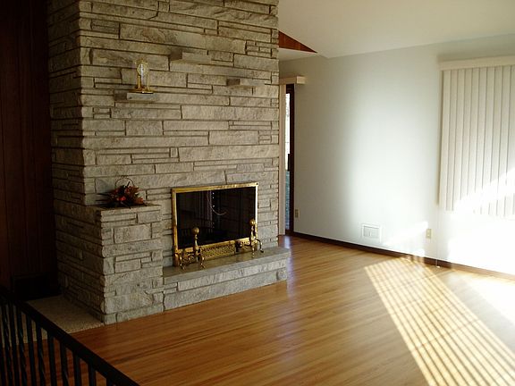 lower level fireplace 