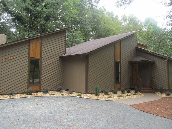 Rock mulch, new landscaping