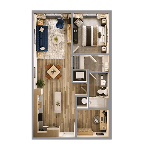 Floor plan A13D