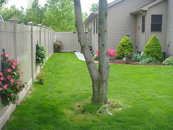 Gates on both sides of home