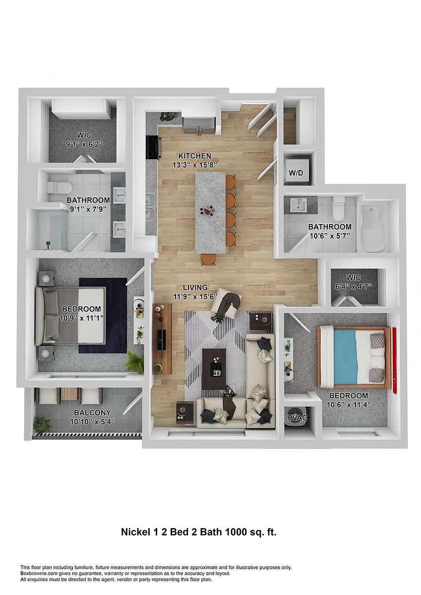 Floor plan Nickel 1